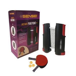 Set De Ping Pong Sensei 2 Paletas + 3 Pelotas + Red Instant
