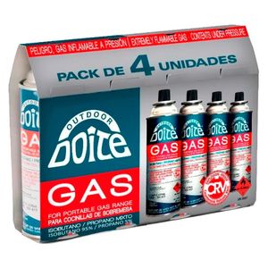 Cartucho De Gas Doite Butano/Propano Pack X4 227G